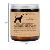 Coonhound Candle, Coonhound Funny Dog Gift, Coonhound Mom, Coonhound Dog Candle, Birthday Gift, Coonhound Owner Gift, Dog Lovers Gift, Coonhound Parents Day Gift