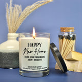 Neighbor Moving Away Gifts For Women, Men, Couple - Funny Housewarming Presents, Unique Gift For Candle Lover, House Warming For New Place Apartment, Party Decor, 100% Soy Wax Scented, Made In Usa