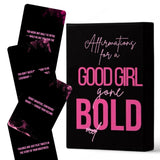 Affirmation Cards For A Good Girl Gone Bold - 52 Affirmation Cards For Women - Self Care Gifts For Women - Mindfulness Card - Positive Affirmations Cards - Small Valentine Gifts