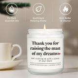 Mother Of The Groom Gifts From Bride - Wedding Gift For Mom Of The Groom Mother-In-Law From Bride Lavender Scented Soy Wax Candle 7Oz
