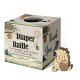 Winnie The Pooh 51Pcs Diaper Raffle Card Box For Baby Shower, Diaper Raffle Box With 50 Winnie Tickets, Party Favors Decorations Supplies