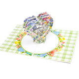 Valentines Day Cards,Valentines Pop Up Card, Happy Valentine'S Day Card, Valentines Day Card For Wife, Floral Valentines Card For Her, Romantic Card For Girlfriend,With Envelope
