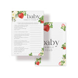 Hilarious Gender Reveal Games For Adults Women Men, Strawberry Sweet Family Feud Game Cards For Party Decorations Favors Ideas -30 Pcs, 5X7 In - H03