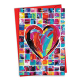 - Valentine'S Day Greeting Card With Envelope (4.63 X 6.75 Inch) - Colorful Hearts C9267Gvdg