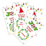 48Pcs Christmas Scratch Off Party Game Cards - Xmas Holiday Games Supplies Activity