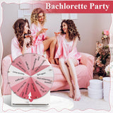 12-Inch Spinning Wheel For Baby Shower & Bridal Shower Games - Prize Wheel Spinner With Stand & Heart Shape Arrow - Funny Bachelorette Party Games Ideas(Pink)