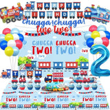Chugga Chugga Two Two Party Supplies,Train 2Nd Birthday Party Supplies