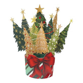 Christmas Pop Up Card With 13 Inch 3D Christmas Tree & Gift Box - Winter Greeting Card, Blank Note & Envelope Included, Holiday Gift For Women, Men, Kids Apuc03