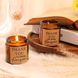 10 Pcs Thank You Candles Bulk Thank You For Being Awesome Scented Candles Inspirational Gifts For Women Boss Vet Tech Case Manager Employee Valentines Appreciation Gifts Nurses Assistant(Tawny)