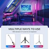 VL119 Handheld RGB Light Wand 360 LED Video Light Stick 3300mAh Rechargeable Camera Light