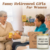 Retirement Gifts For Women Men, Funny Retiring Farewell Gifts For Coworkers Boss, Retired Gift For Friend Nurse Teacher Dad Mom, Goodbye Leaving Job Divorce Breakup Going Away Present Candle