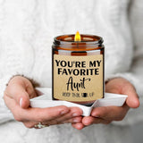 Birthday Gifts For Auntie, Aunt Present From Niece, Thank You Gifts For Women, To Be Aunt Announcement Candle, Promoted To Aunt, Pregnancypresent For Sister - Scented Candle