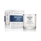 Breakfast Oats Scented Candle – Vanilla, Maple & Cinnamon – Non Toxic Coconut Apricot Wax – Reusable Jar Candle – 8Oz Fall Candle For Home