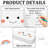 Cloud Baby Prediction Cards Baby Shower Advice Cards For Parents To Be Cloud Baby Shower Gender Reveal Decorations Baby Wishes Cards For Boy Or Girl Party New Parents Baby Shower Games Activities