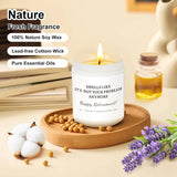 Retirement Gifts For Women Men - Lavender Scented Candle 9Oz, Funny Retirement Candles For Coworker, Best Retired Farewell Leaving Gifts For Boss, Teacher, Nurse, Bestie, Friends