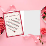 Sweet Valentines Day Cards Gift For Him Her, Happy Valentine'S Day Card For Husband Wife, Lovely Love Card For Girlfriend Boyfriend, Romantic Valentines Day Decorations Idea