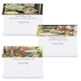 Current by Susan Winget Happy Birthday Greeting Card Set - Value Pack of 20 Cards With White Envelopes, 10 Designs, Large 5" x 7" Assortment