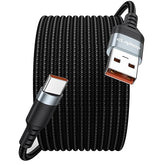 15FT USB A to USB C Cable 23W Fast Charging Long Braided Charger Cord