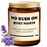 Lavender Candle Gifts For Women - 7Oz Hand Poured Soy Candle For Relaxation - Lavender Aromatherapy Candle For Stress Relief - Clean Burning, Long Lasting 50 Hours, Unique Gift For Birthday For Her