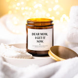 -9Oz Vanilla Scented Funny Mother'S Day Gift For Mom, Daughter To Mother Appreciation Candle, Hand-Poured Eco-Friendly Vegan Candle, Relaxing Gift For Women