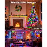 Smart Fairy String Lights, 33Ft Diy Twinkle Lights Usb Port, Multicolor Warm White, App/Remote Control, 12 Modes &Music