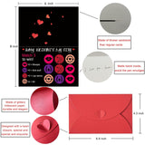 Scratch Off Valentine’S Day Card For Him, Funny Valentine’S Day Greeting Card For Boyfriend Husband Fiance, Naughty Scratch Happy Valentine’S Day Gift Card For Men, 4 X 6 Inch