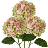 Fake Hydrangeas Real Touch Hydrangea Flowers 26" Large Artificial Hydrangea Flowers Silk Hydrangea For Wedding Bouquet, Home, Party, Store, 3