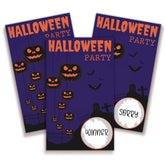 Pumpkin Halloween Scratch Off Cards, 50 Pcs Spooky Halloween Party Games For Adults Party Supplies, Gift Cards For Spa Business - B07