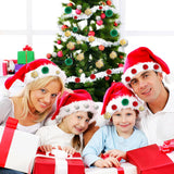 1200 Pieces Christmas Pom Pom Tinsel Glitter Pom Pom Balls For Crafts And Decorations(4 Sizes, Gold, White, Red, Green)