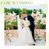 Silk Hydrangea Artificial Flowers Heads With Stems Faux Hydrangea Flowers For Wedding Centerpieces Bouquets Diy Floral Decorations For Home Indoor(White,100 Pieces)