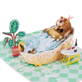3D Pop Up Birthday Card For Women, Mom, Friend, Sister, With Message Note & Envelop, Size 7 X 5 Inch