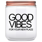 House Warming Gifts New Home, New Home Gifts, Good Vibes Candle, New House Essentials Best Presents For Women Couple Friends - Lavender Candles