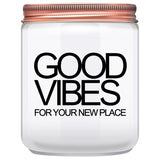 House Warming Gifts New Home, New Home Gifts, Good Vibes Candle, New House Essentials Best Presents For Women Couple Friends - Lavender Candles