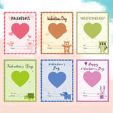 Valentines Day Cards For Kids School 30 Pcs Valentines Day Diy Gifts Card For Kids Classroom Party Exchange Cards,Classroom Exchange Prize Great For Friends (Only Cards)