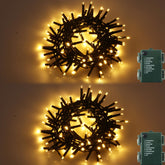 2 Pack 10.8Ft 120Led Christmas Fairy Lights, Twinkle Light Battery Operated With 8 Modes, Timer & Memory Function For In