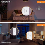 Digital Toggle Dimmer Switch 6 Pack Single Pole 3 Way LED CFL Incandescent Light Switch White