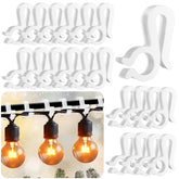 Holiday Light Clips,150 Pcs Holiday Light Clips Outdoor Lights Hooks For Christmas Party Light Strings Outdoor Hang Gutter Hooks Halloween Decoration?C?