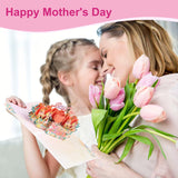 Lights & Music Mothers Day Pop Up Card, Happy Mother’S 3D Card From Daughter, Son, Husband, Gifts Cards For Mom Wife Grandma(Battery Include)