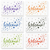 Welcome Cards - 36 Count, 4 X 6 In, 250 Gsm Cardstock, Star Pattern - Envelopes Included & Welcome Note Cards For Guests & Employees