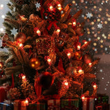 2 Pack Battery Operated Christmas Tree Decorations Fairy String Lights?7Ft 20 Leds Candy Cane String Lights For Home Par