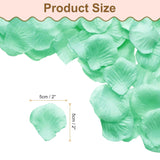 1000Pcs Artificial Rose Petals Fake Silk Flower Petals For For Wedding Party Proposal Anniversary Decoration, Mint Green