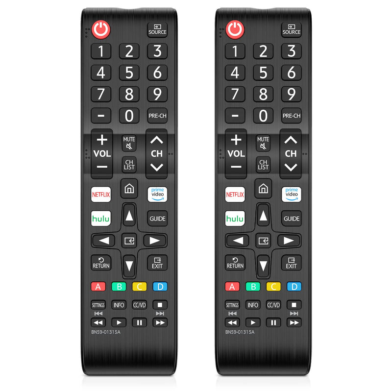 Pack Of 2 New Universal Remote Control For Only All Samsung Tv Remote, Replace