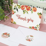 Peach Thank You Cards Bulk 30 Pack Thank You Blank Notes With Matching Seal Stickers White Envelopes Pink Peach Greeting Cards For Baby Shower Wedding Birthday Bridal Party Invitation