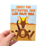 Funny Mothers Day Card From Daughter Son | Cute Happy Birthday Card For Mom | Adult Dirty Humorous Mother’S Day Appreciation Card | Australia Kangaroo Card