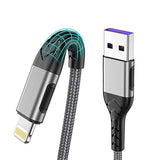 3 Pack 10FT MFi Certified USB A to Lightning Cable Long iPhone Charging Cord Silver