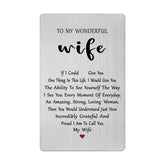 Valentines Day Card For Wife - Romantic Wife Birthday Wedding Anniversary Mother'S Day Easter Gifts From Husband