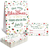 Christmas Party Game How Many Kisses Bridal Shower Game Wedding Shower Decorations Including 1 Standing Sign And 50 Guess How Many Cards For Christmas Party Bridal Shower Wedding Festive Holiday