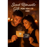 Romantic Scratch Off Greeting Card With Kraft Envelope – Cute I Love You Card For Boyfriend Or Girlfriend, Anniversary & Valentine’S Day Gift, Emotional Love Note For Him Or Her