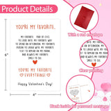 Valentines Day Card For Her Him Romantic Valentines Day Cards Gifts For Boyfriend Girlfriend Love Cards For Husband Wife Women Men Sweet Anniversary Birthday Gift Greeting Card With Envelope