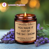 You Made It Candle - Congratulations, Retirement, New Beginnings Gifts For Women Men - Quit Job, New Job Gifts For Her Him - Coworker Leaving, Farewell Presents For Coworkers, Work Friends